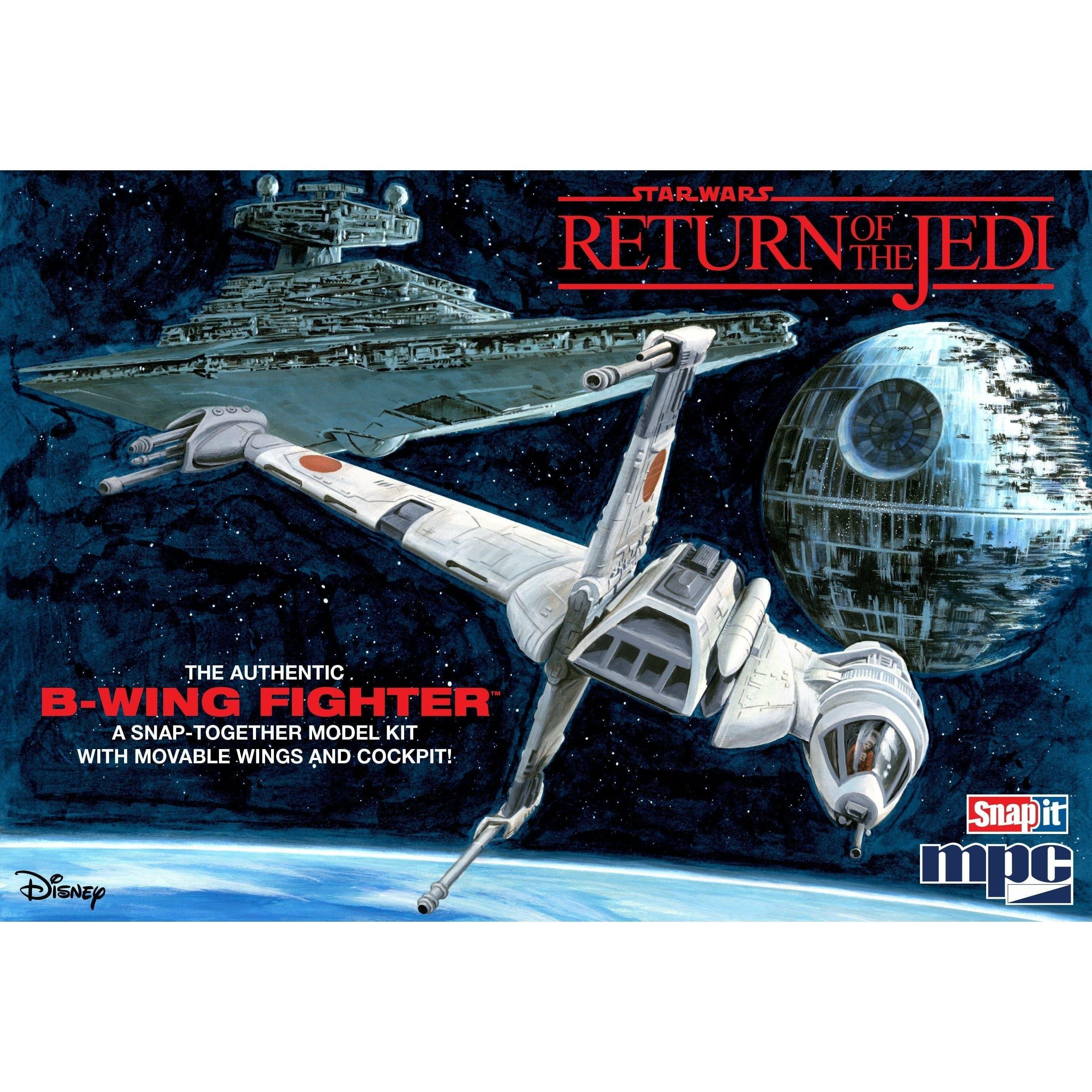 MPC 1/144 Star Wars: Return to the Jedi B-Wing Fighter (SNAP) Plastic Model KIt