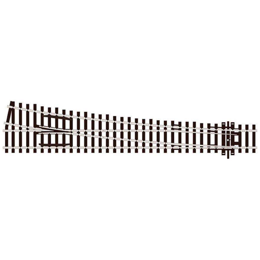 PECO OO/HO Streamline Turnout, Large Radius, Right Hand Electrofrog Code 100 (SLE88)