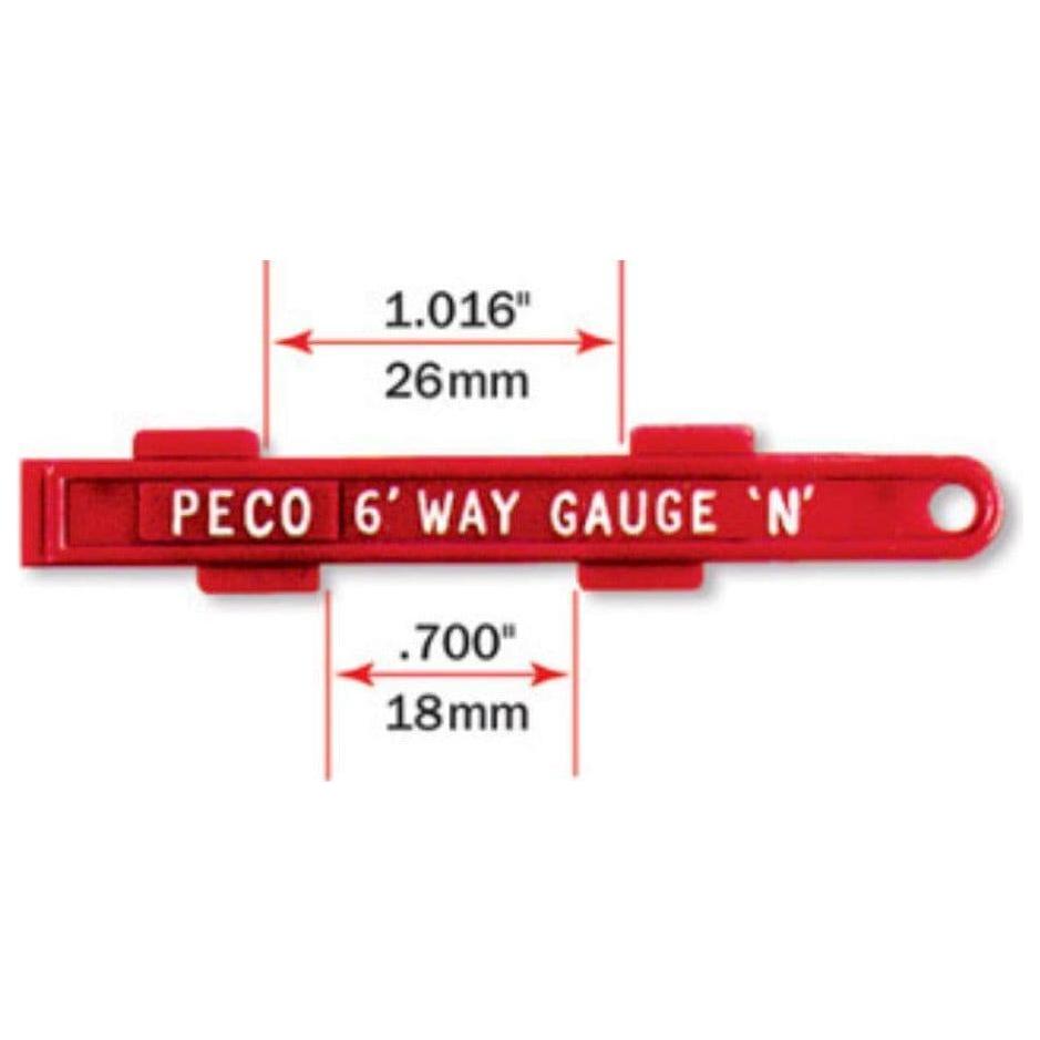 PECO 6 FT WAY GAUGE (24) - Hearns Hobbies Melbourne - PECO