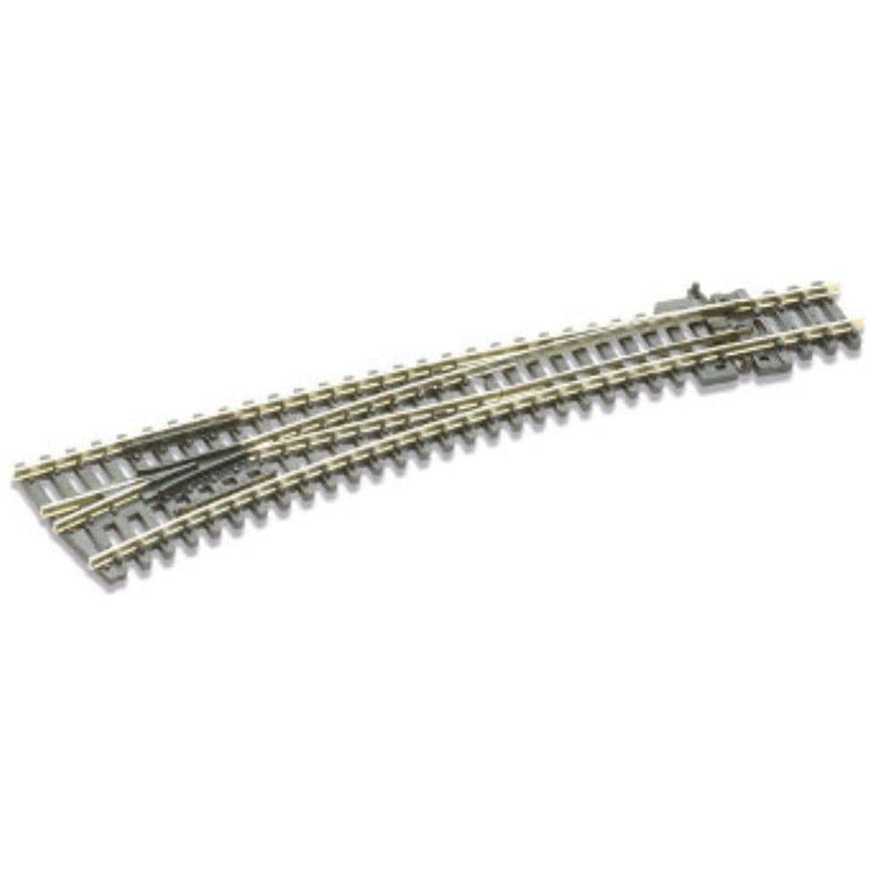 PECO N Streamline Curved Turnout, Large Radius, Left Hand Insulfrog Code 80 (SL387)
