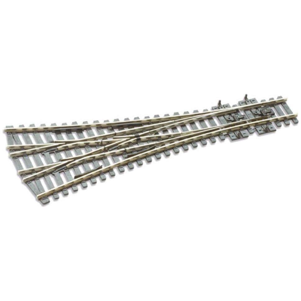 PECO OO/HO Streamline 3-Way Turnout, Medium Radius Electrofrog Code 100 (SLE99)
