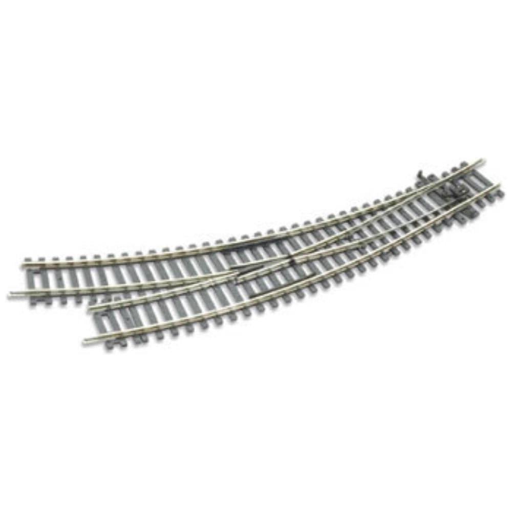 PECO OO/HO Setrack Right Hand Curved Turnout Code 100 (ST244)