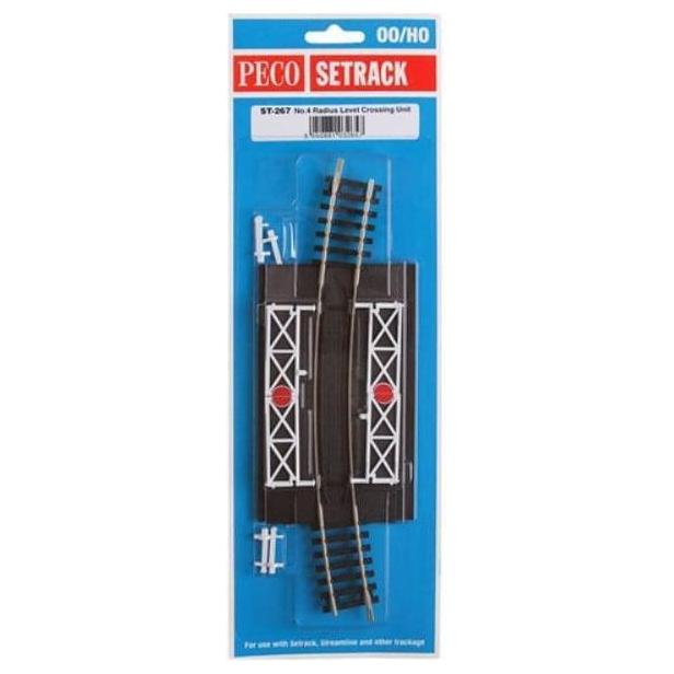 PECO LEVEL CROSSING UNITS 4TH RADIUS - Hearns Hobbies Melbourne - PECO