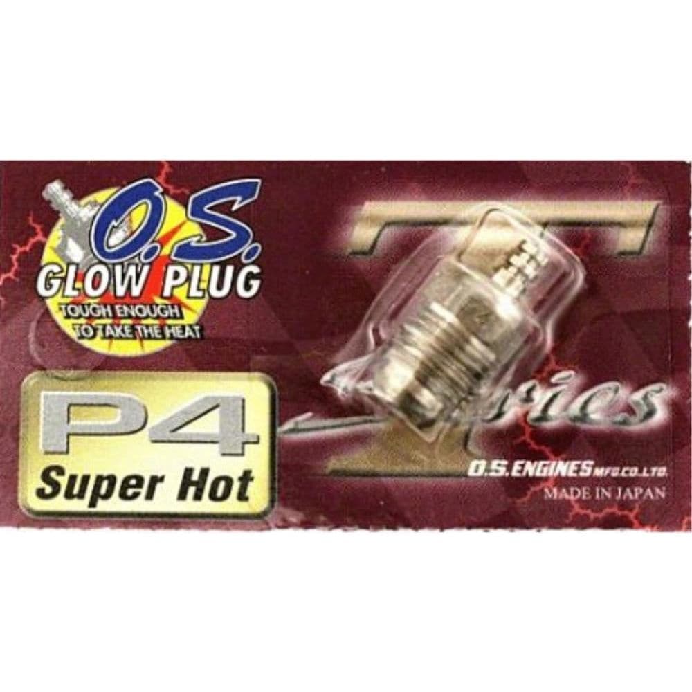 OS ENGINES Glow Plug P4 (Super Hot) Turbo