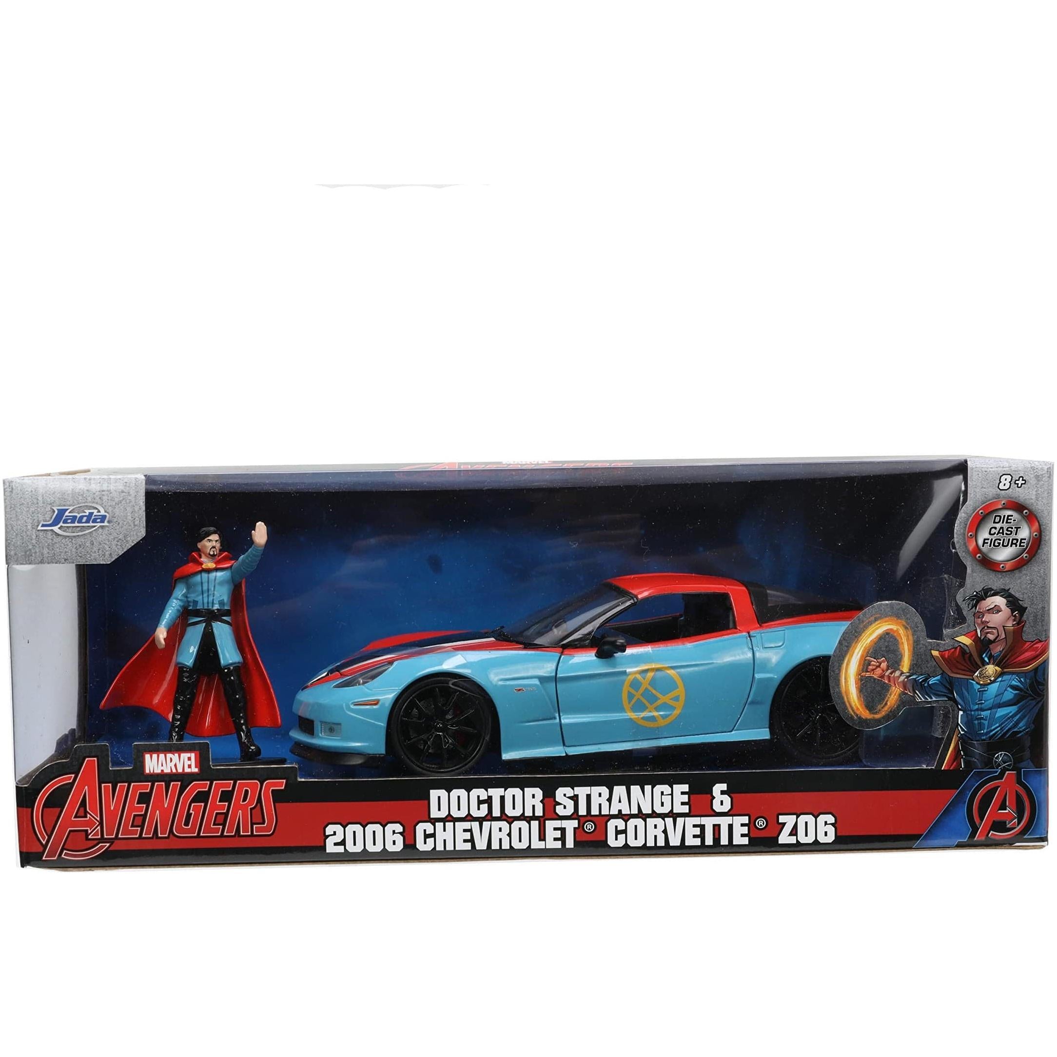 JADA 1/24 Avengers Doctor Strange & 2006 Chevrolet Corvette Z06