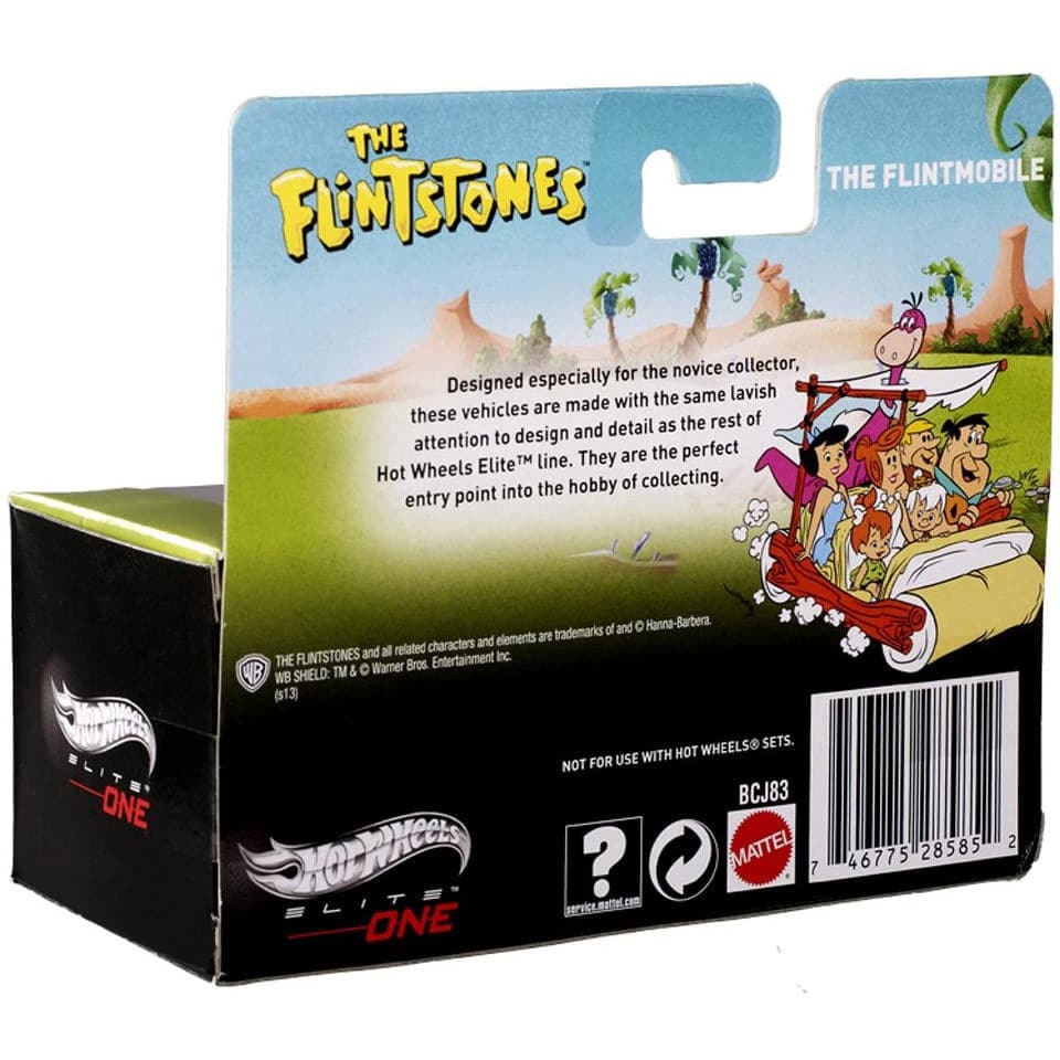 HOT WHEELS 1/50 Flintstones Vehicle with Figures