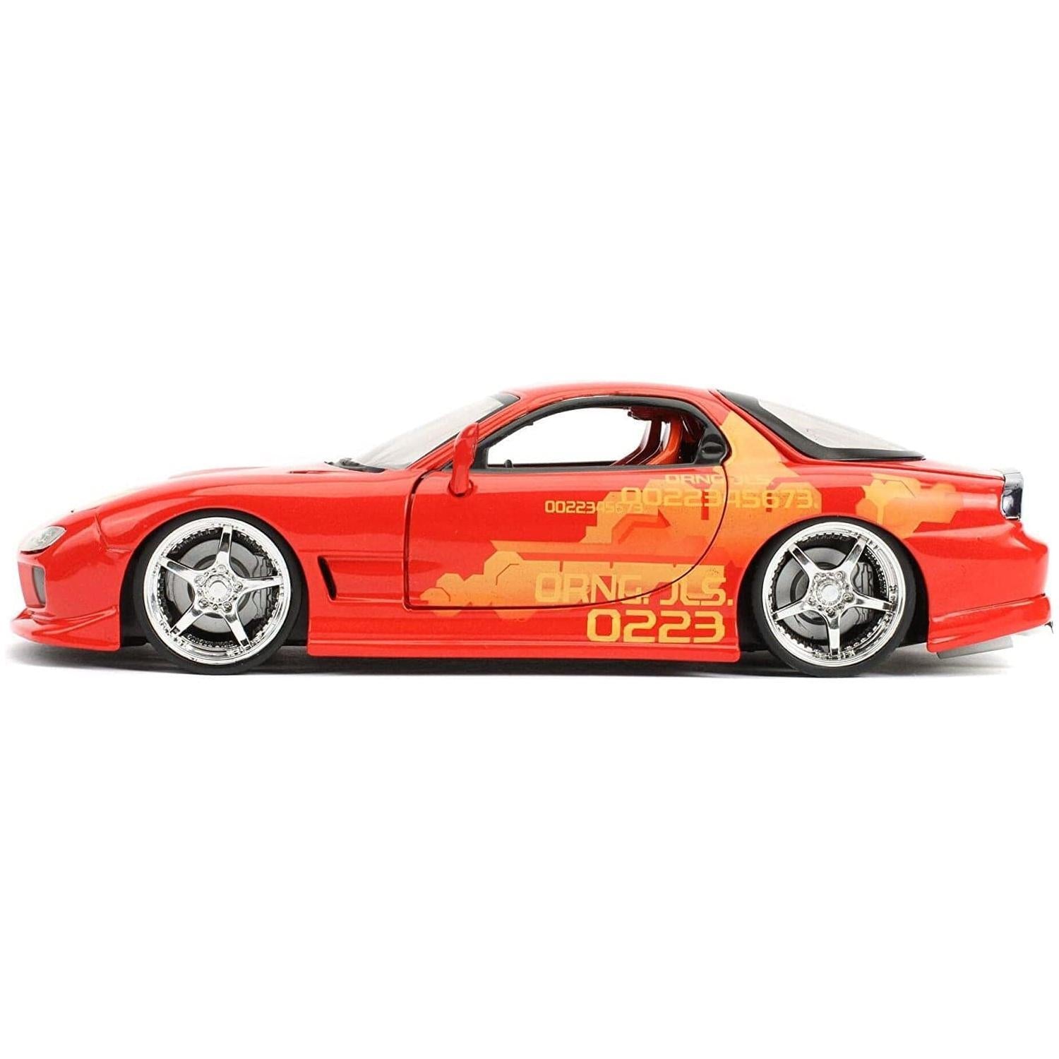 JADA 1/24 Fast & Furious Julius Orange Mazda RX-7