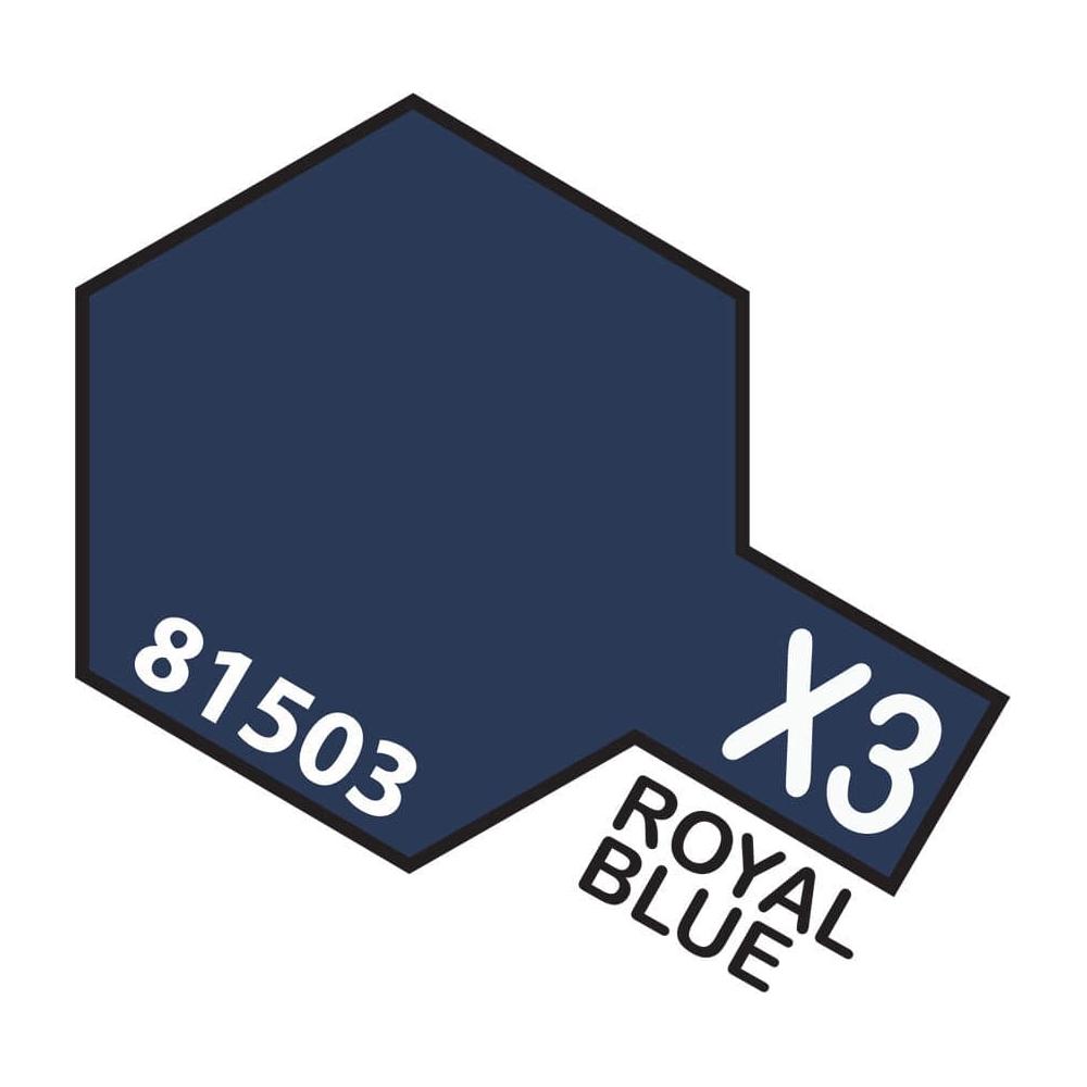 TAMIYA Acrylic Paint X-3 Royal Blue 10ml