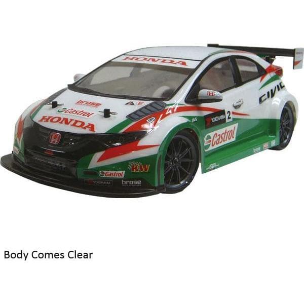 BODYWORX Clear Body Honda Civic Mk9 190mm 1/10