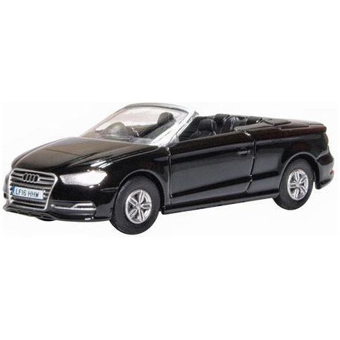 OXFORD 1/76 Audi S3 Cabriolet Mythos Black
