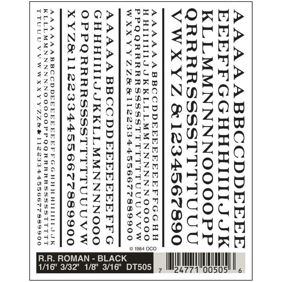 WOODLAND SCENICS DT Rlrd Roman Black