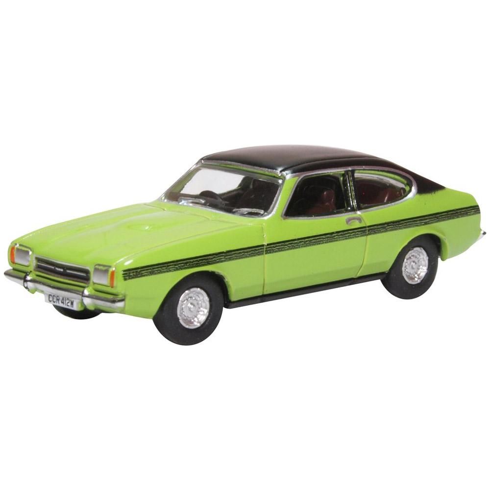 OXFORD 1/76 Ford Capri MKII Lime Green