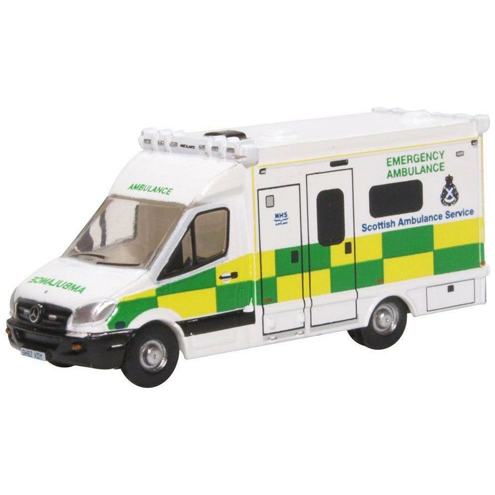 OXFORD 1/148 Mercedes Ambulance Scottish Ambulance Service