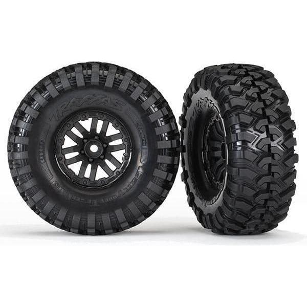 TRAXXAS Tyres & Wheels, Assembled, Glued (2) (8272)