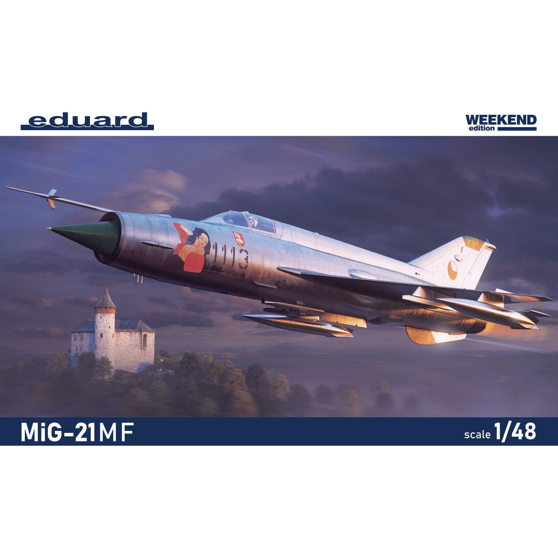 EDUARD 1/48 MiG-21MF Plastic Model Kit