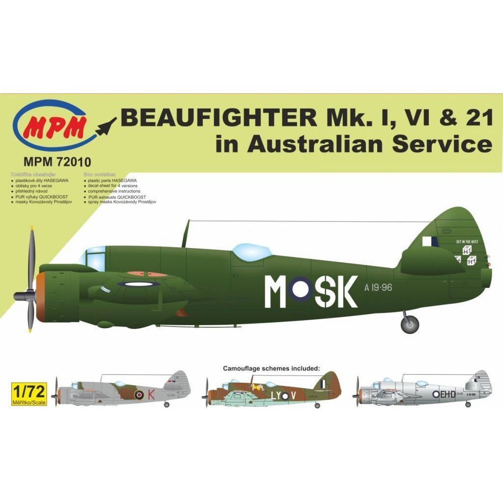 SPECIAL HOBBY 1/72 (MPM) Beaufighter Mk.l,VI,21 in Australi