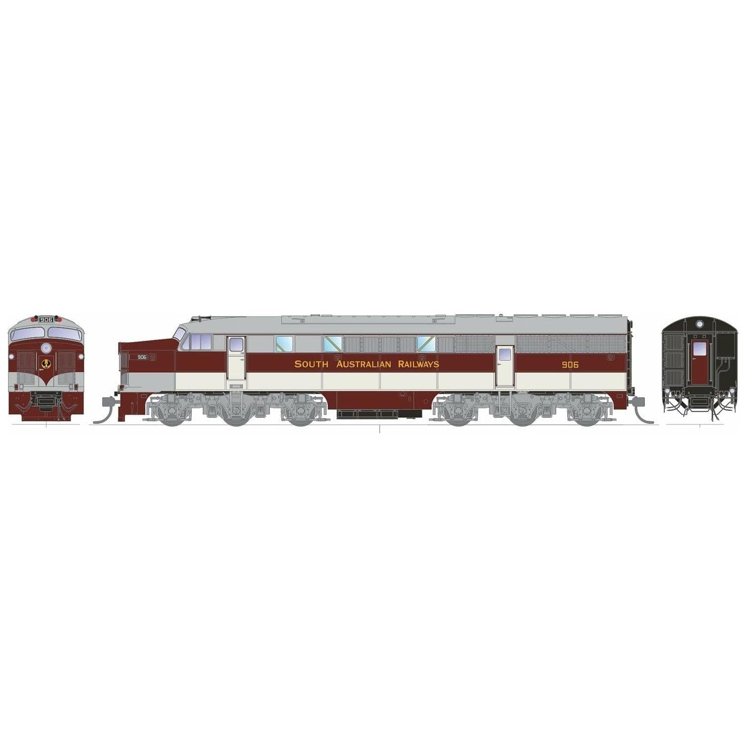 SDS MODELS HO 900 Class Locomotive #906 SAR 1950s DCC Sound