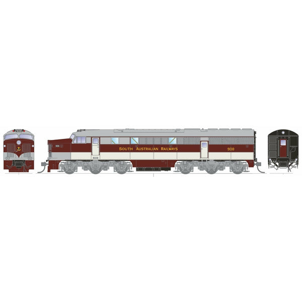 SDS MODELS HO 900 Class Locomotive #908 SAR 1950s