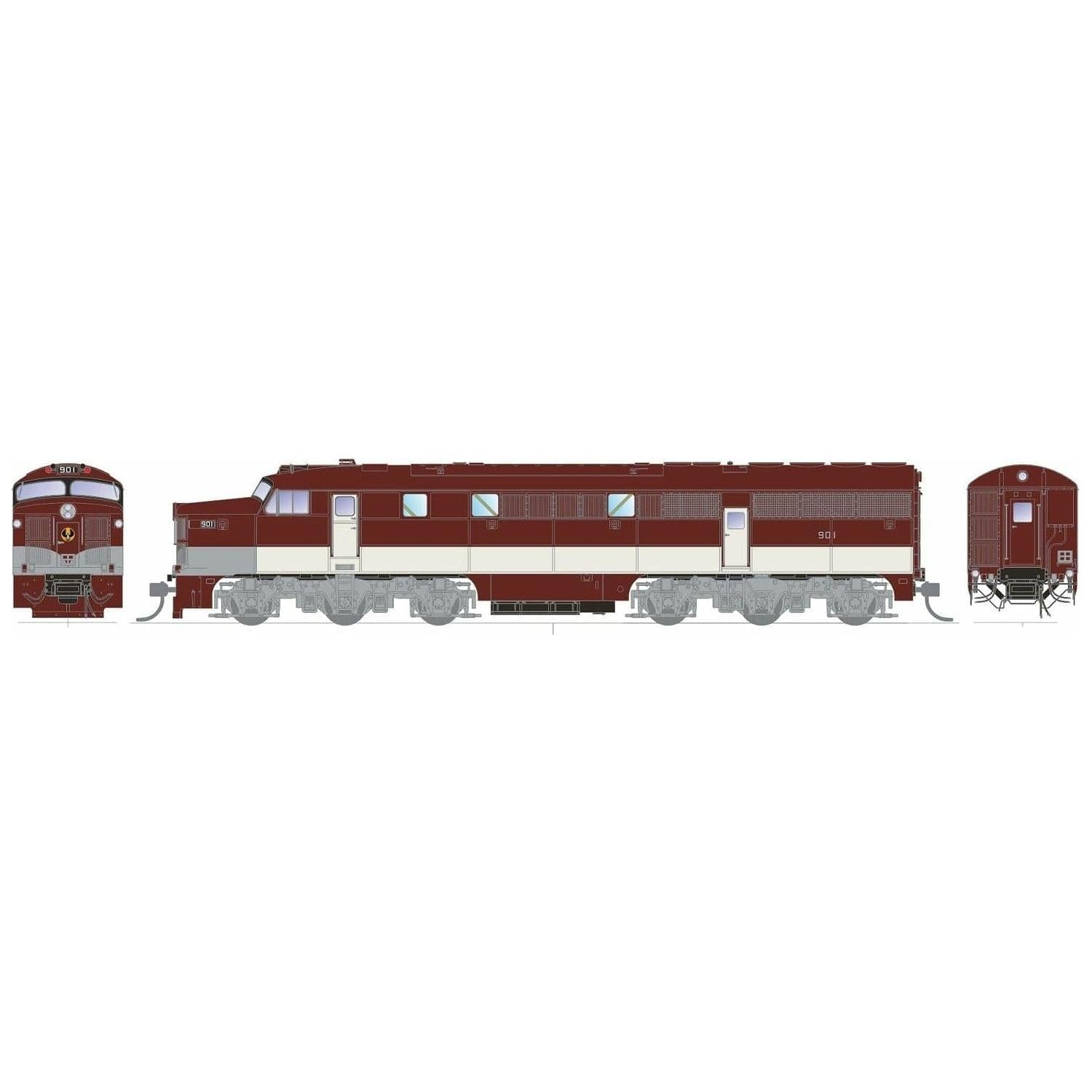SDS MODELS HO 900 Class Locomotive #901 SAR 1967 -