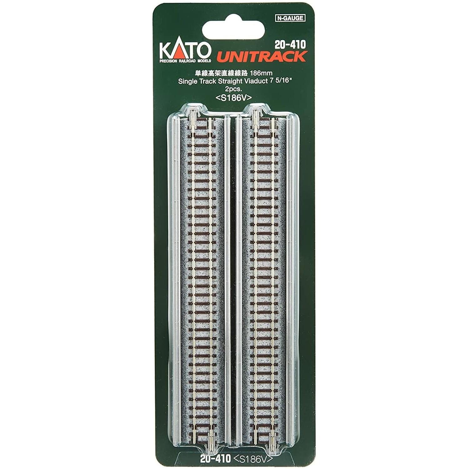 KATO N Unitrack Single Track Straight Viaduct 186mm (2)