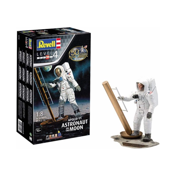 REVELL 1/8 Apollo 11 Astronaut on the Moon 50th Ann