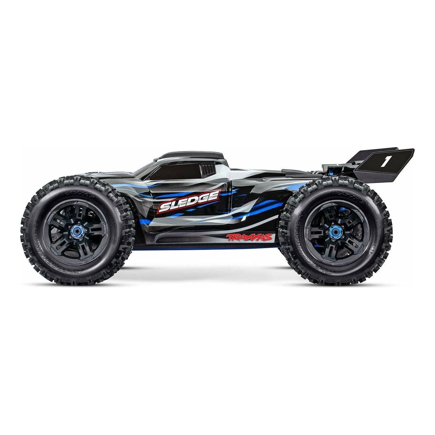 TRAXXAS 1/8 Sledge Off-Road Truggy Belted -Blue Brushless