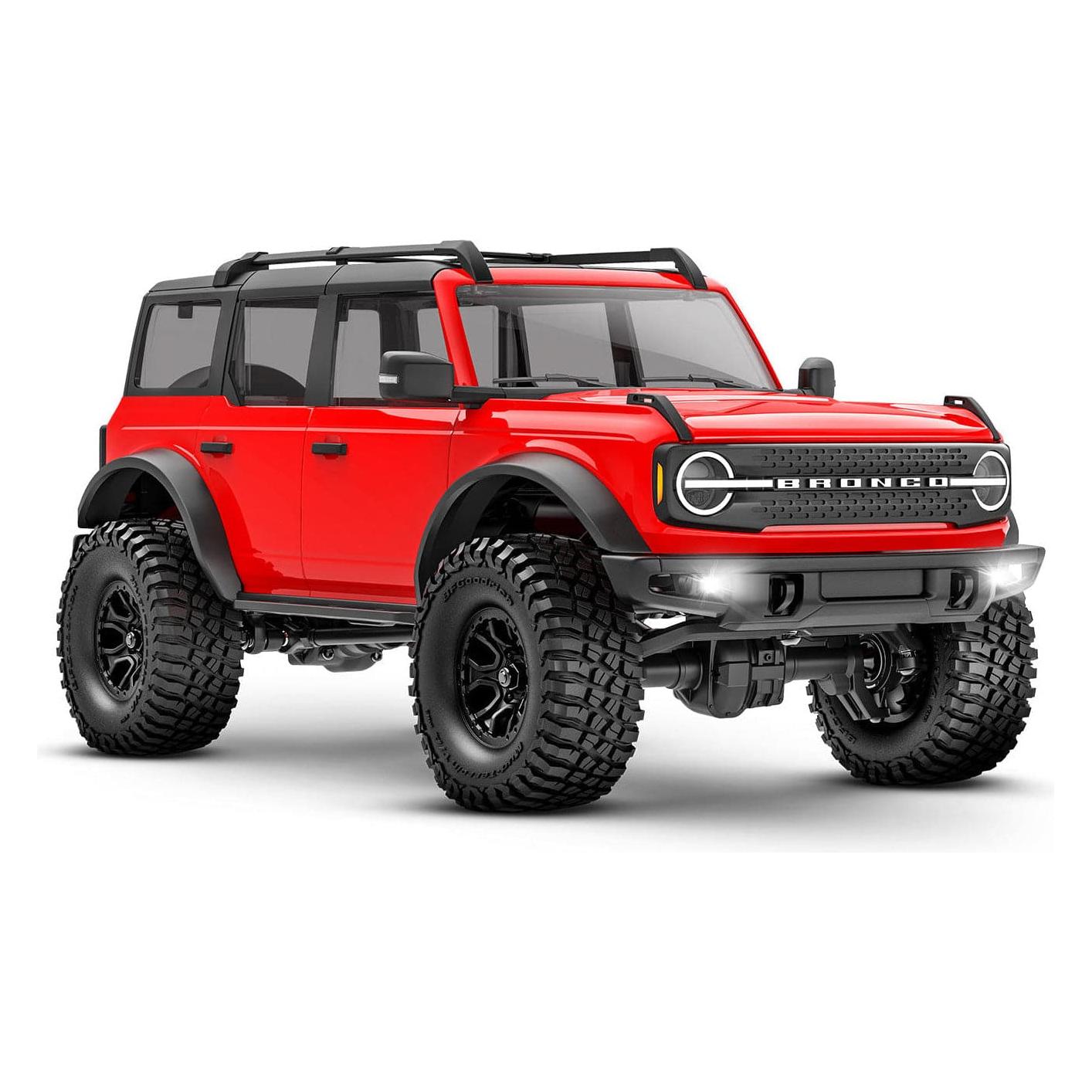 TRAXXAS 1/18 TRX-4M Ford Bronco Scale and Trail Crawler Red
