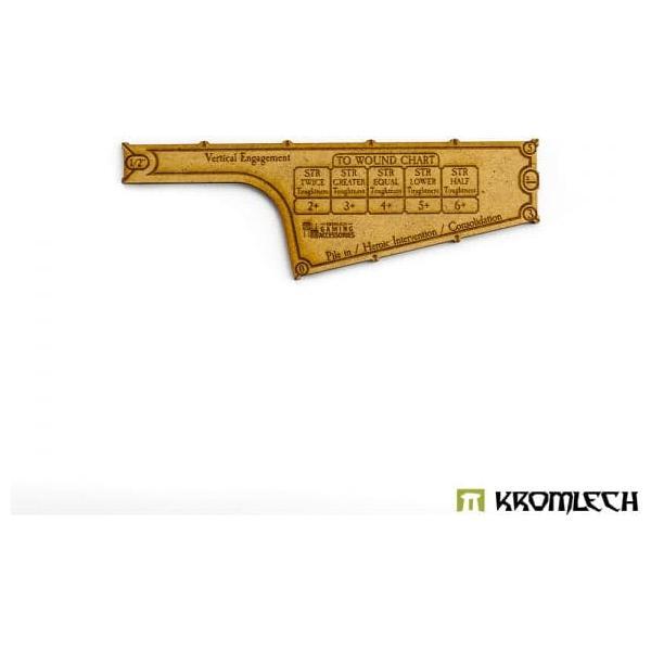 KROMLECH 9th Edition 5" Combat Gauge - Fight Phase - HDF