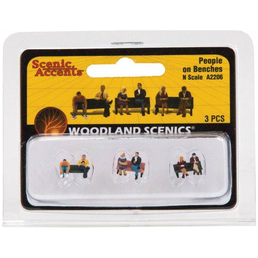 WOODLAND SCENICS N People On Benches