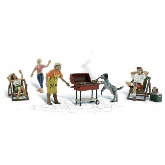 WOODLAND SCENICS N Backyard Barbeque