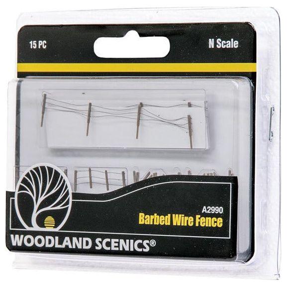WOODLAND SCENICS N Barbed Wire Fence