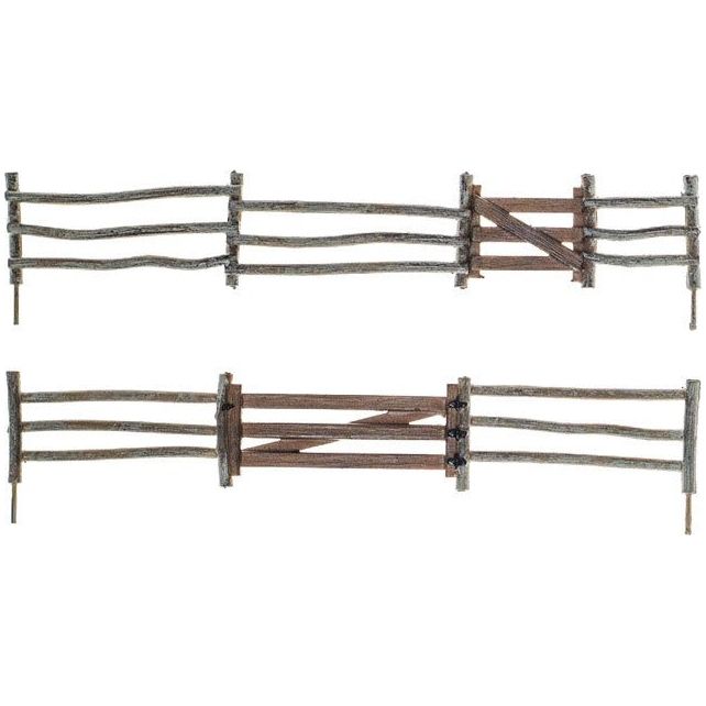 WOODLAND SCENICS N Log Fence