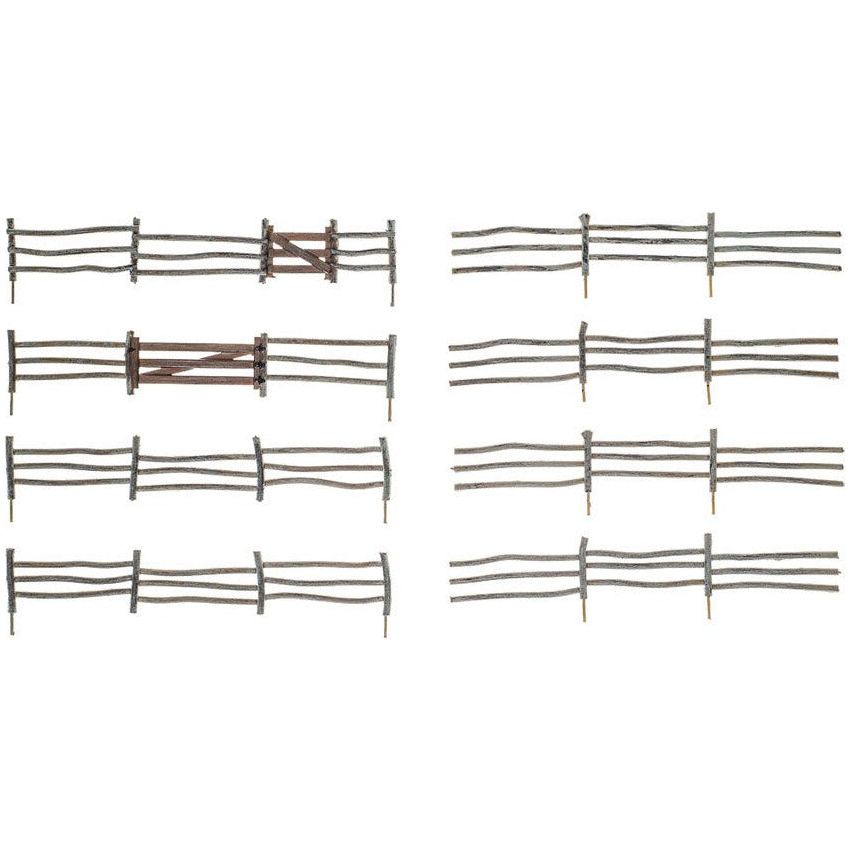 WOODLAND SCENICS N Log Fence