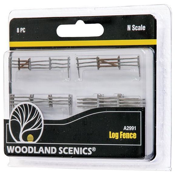 WOODLAND SCENICS N Log Fence