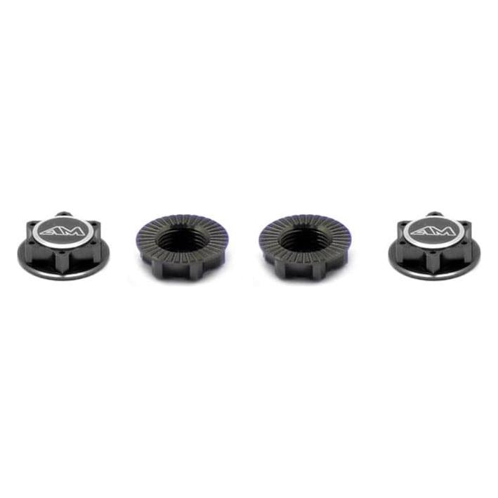 ARROWMAX Aluminium 1/8Th Wheel Nuts Closed End / Lightweight (Gray) (4)
