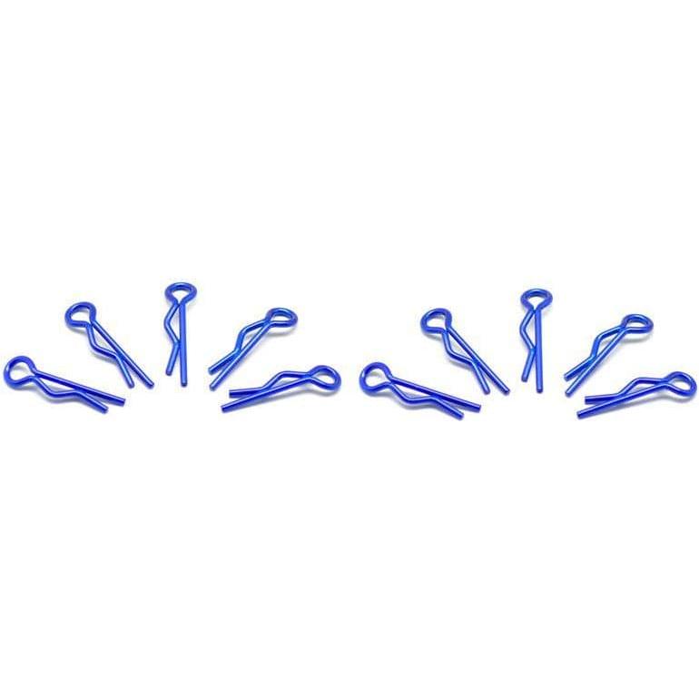 ARROWMAX Small Body Clip 1/10 - Metallic Blue (10)