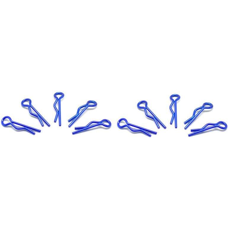 ARROWMAX Small Body Clip 1/10 - Metallic Blue (10)