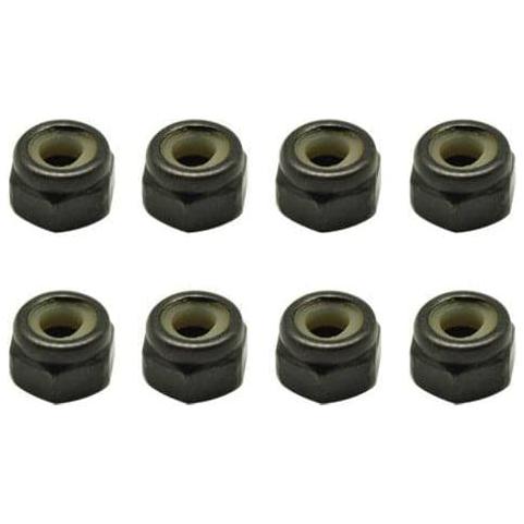 ARROWMAX Nylon Lock Nuts M4 (8)