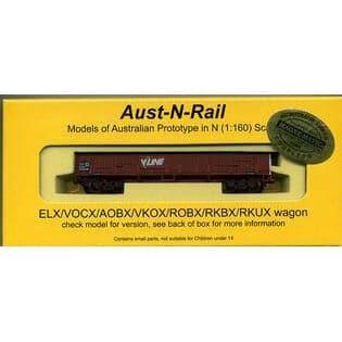 AUST-N-RAIL N ROBX (ELX) Vline lettering no 335 includes
