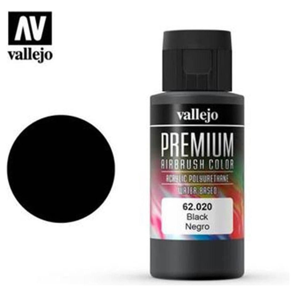VALLEJO Premium Airbrush Color Black 60ml