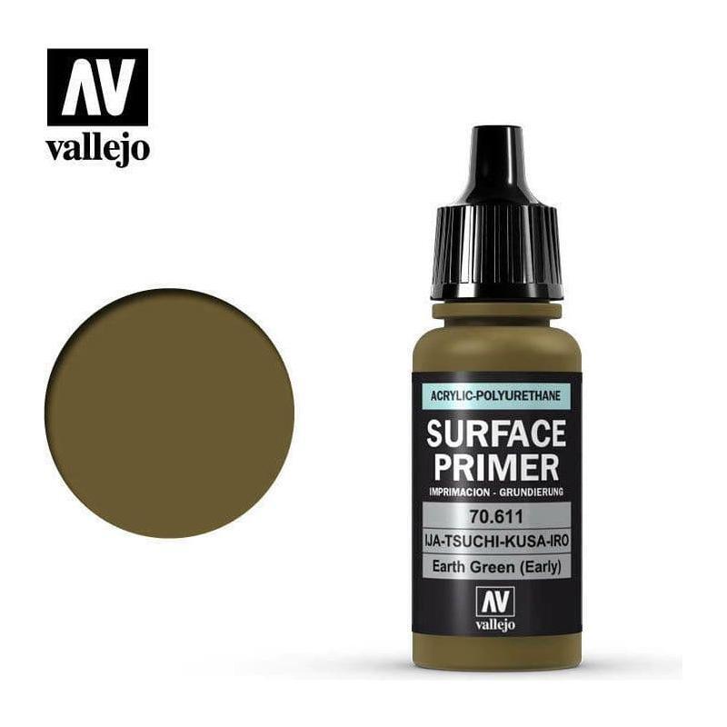 VALLEJO Surface Primer IJA Earth Green 17ml