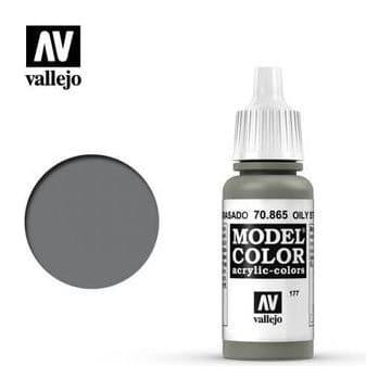 VALLEJO Model Colour Metallic Oily Steel 17ml