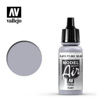VALLEJO Model Air Silver RLM 01 17ml