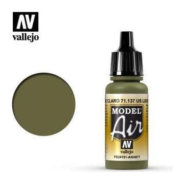 VALLEJO Model Air US Light Green 17ml