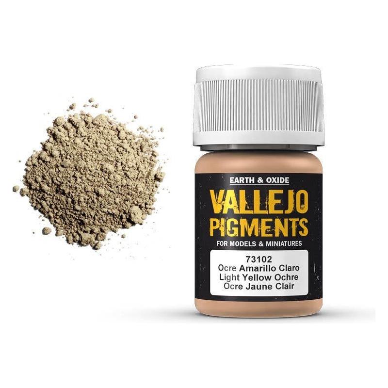 VALLEJO Pigments Light Yellow Ochre 30ml