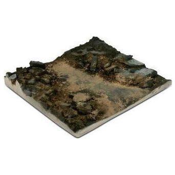 VALLEJO SC002 Scenics 14x14 Rubble Street Section Diorama Base