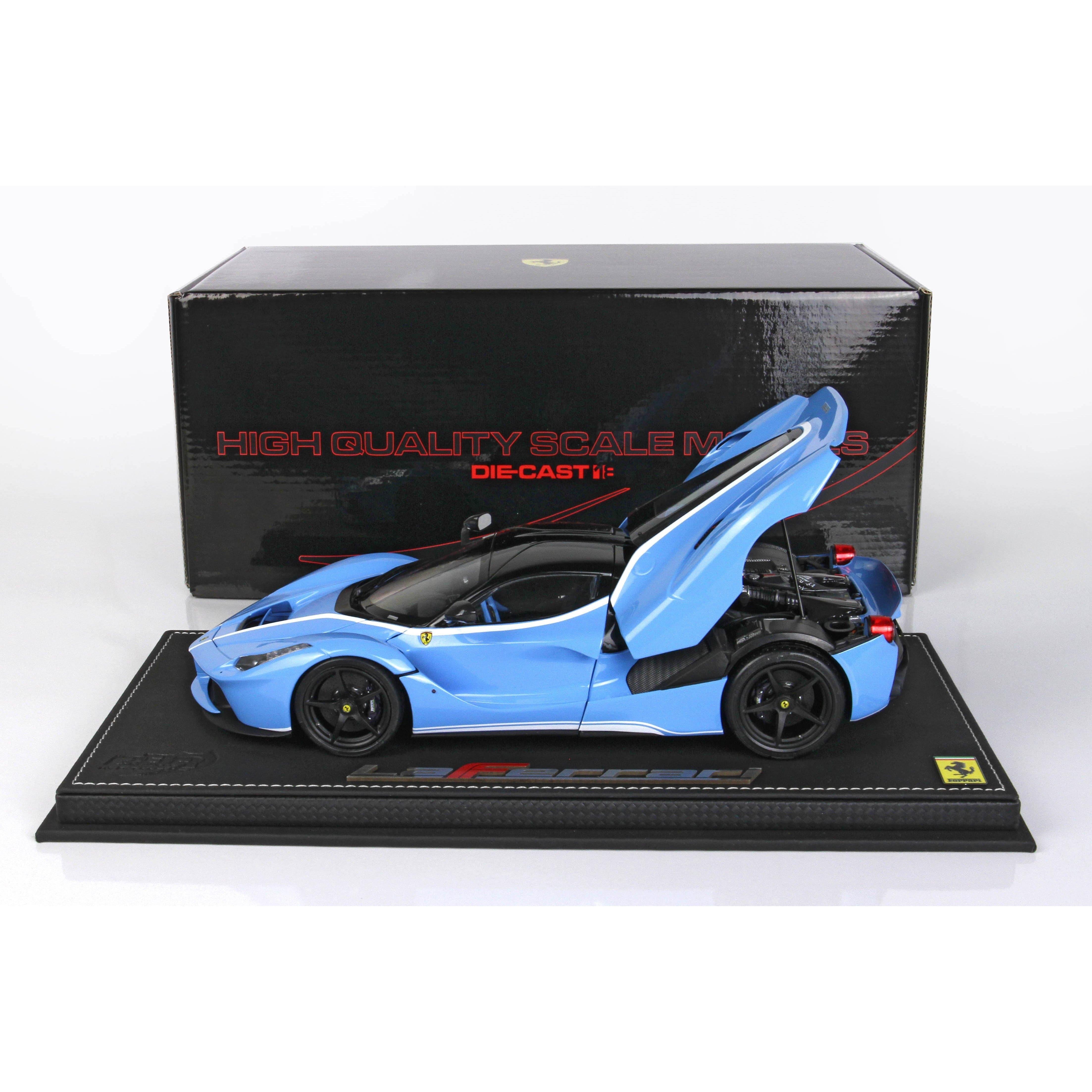 BBR 1/18 Ferrari LaFerrari Tailor Made Die Cast Baby Blue