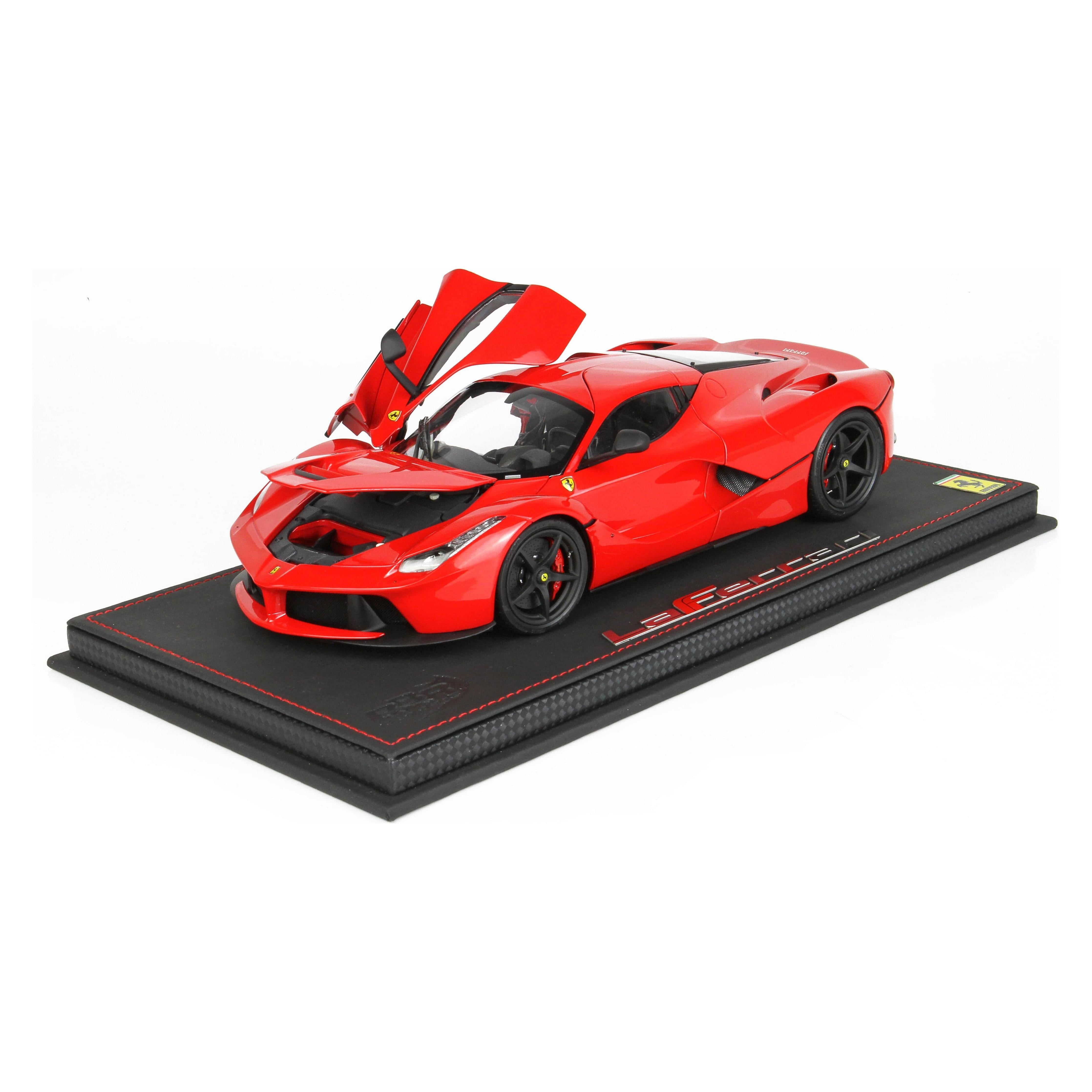 BBR 1/18 Ferrari LaFerrari Die Cast Rosso Corsa 322 Polybase