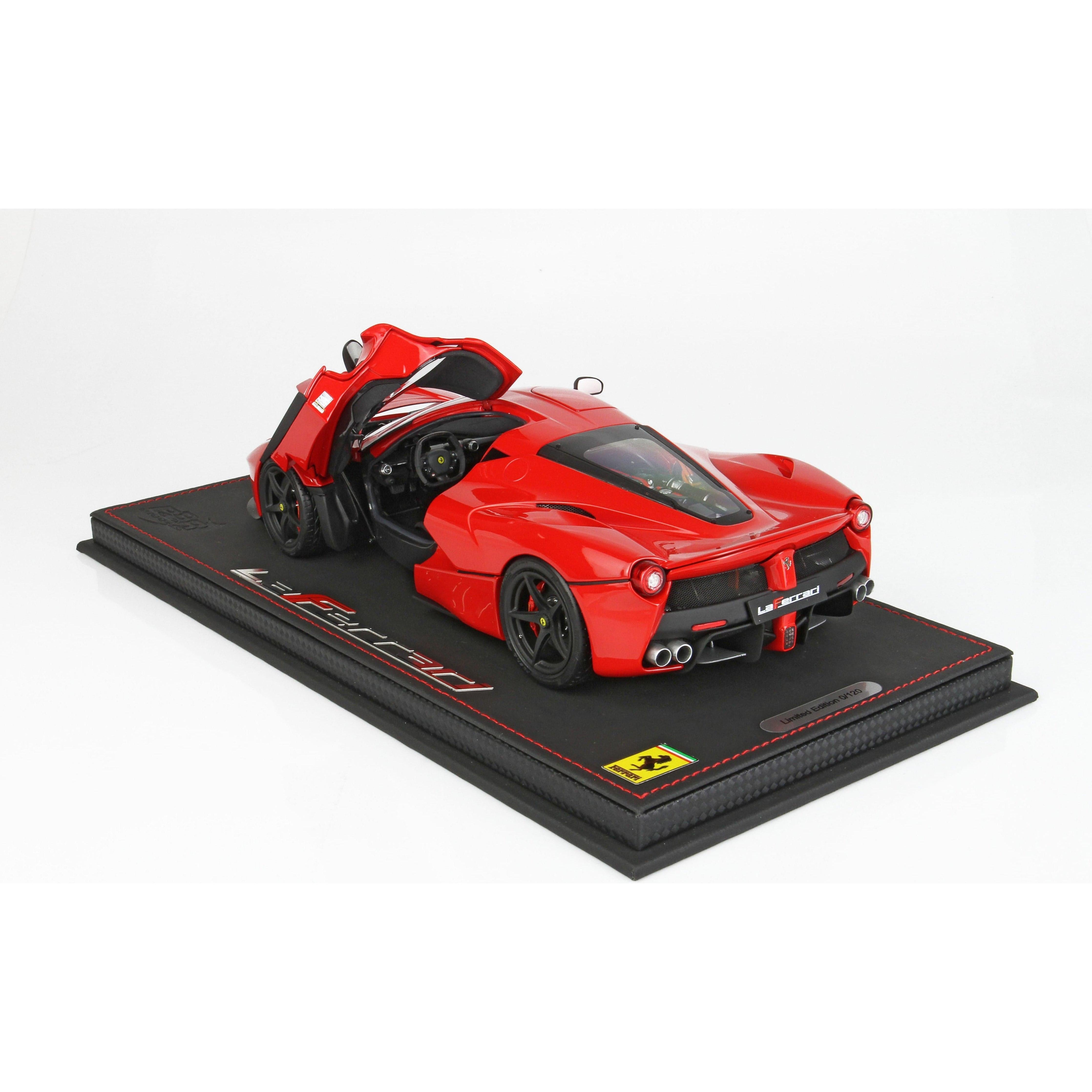 BBR 1/18 Ferrari LaFerrari Die Cast Rosso Corsa 322 Polybase