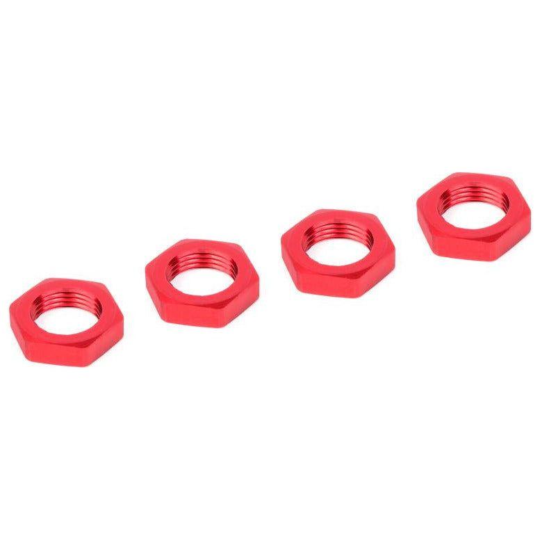 TEAM CORALLY 17mm Wheel Nut Aluminium Ribbed (4)